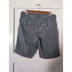 AE American Eagle Men's Gray Stretch Chino Shorts - Size 28 - Soft & Flexible